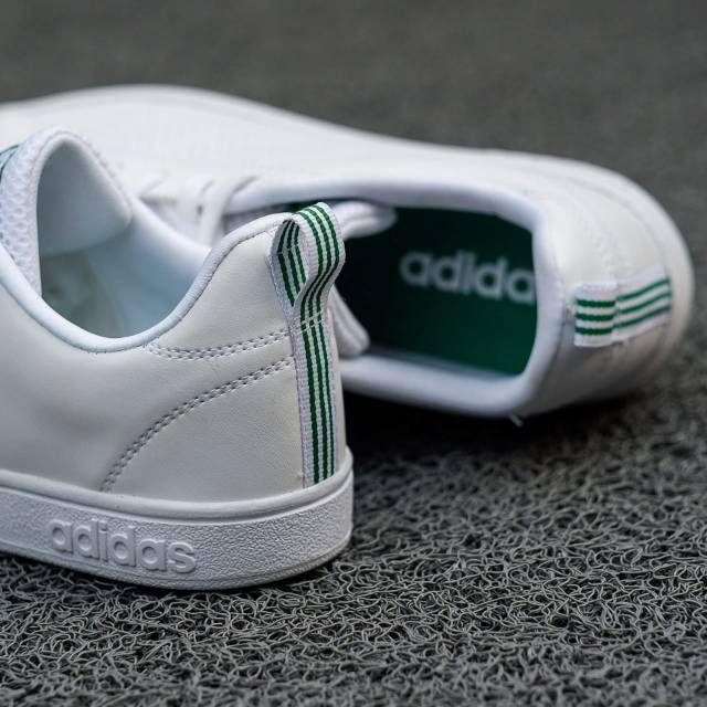 Giày Thể Thao Adidas Neo Advantage Màu Trắng Xanh Lá