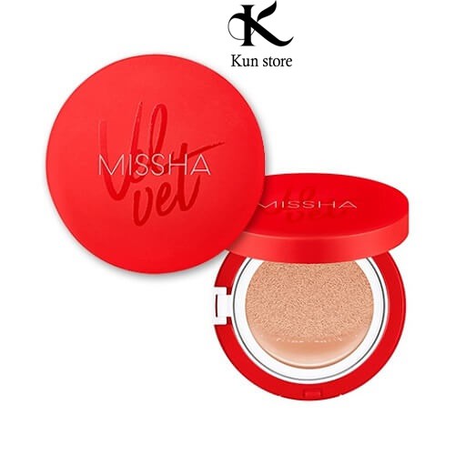 Phấn nước Missha Velvet Finish Cushion vỏ đỏ 15g