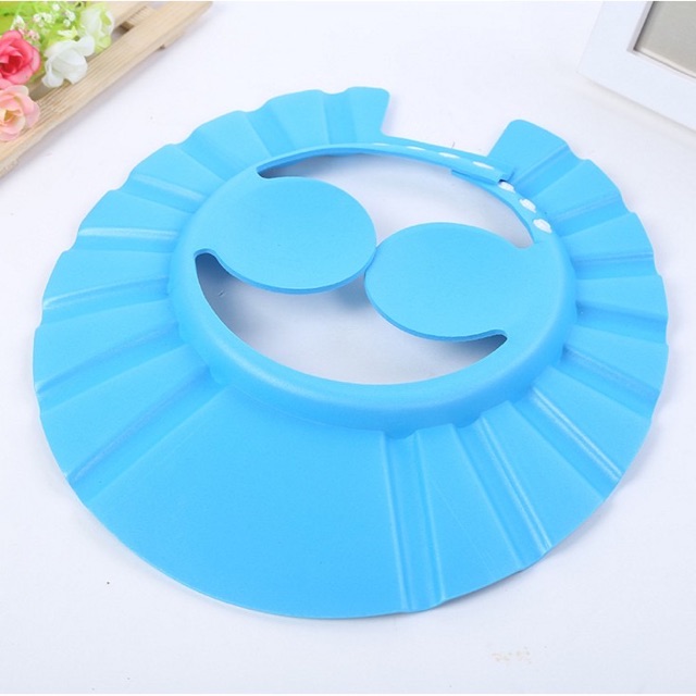 Nón,Mũ gội đầu cho bé silicon mềm bảo vệ tai chống thấm nước,Có nút điều chỉnh lớn nhỏ cho bé