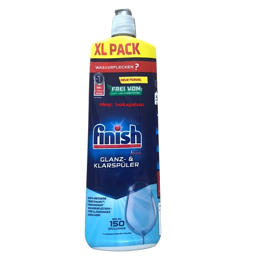 Combo gel rửa bát Finish Classic 1,5 lít + Bóng finish 800ml + Muối Finish1,5kg - Chính Hãng.