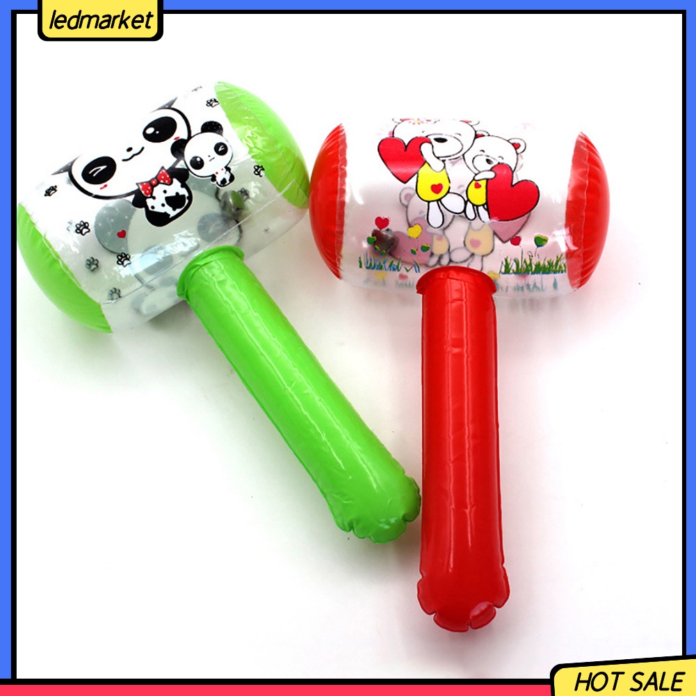 Búa Bơm Hơi Hình Hoạt Hình Có Đèn LED Cho Bé