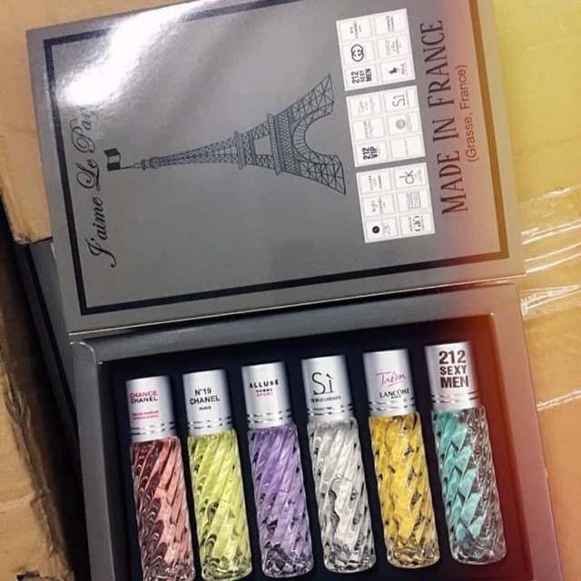 Set nước hoa 6 chai dạng lăn