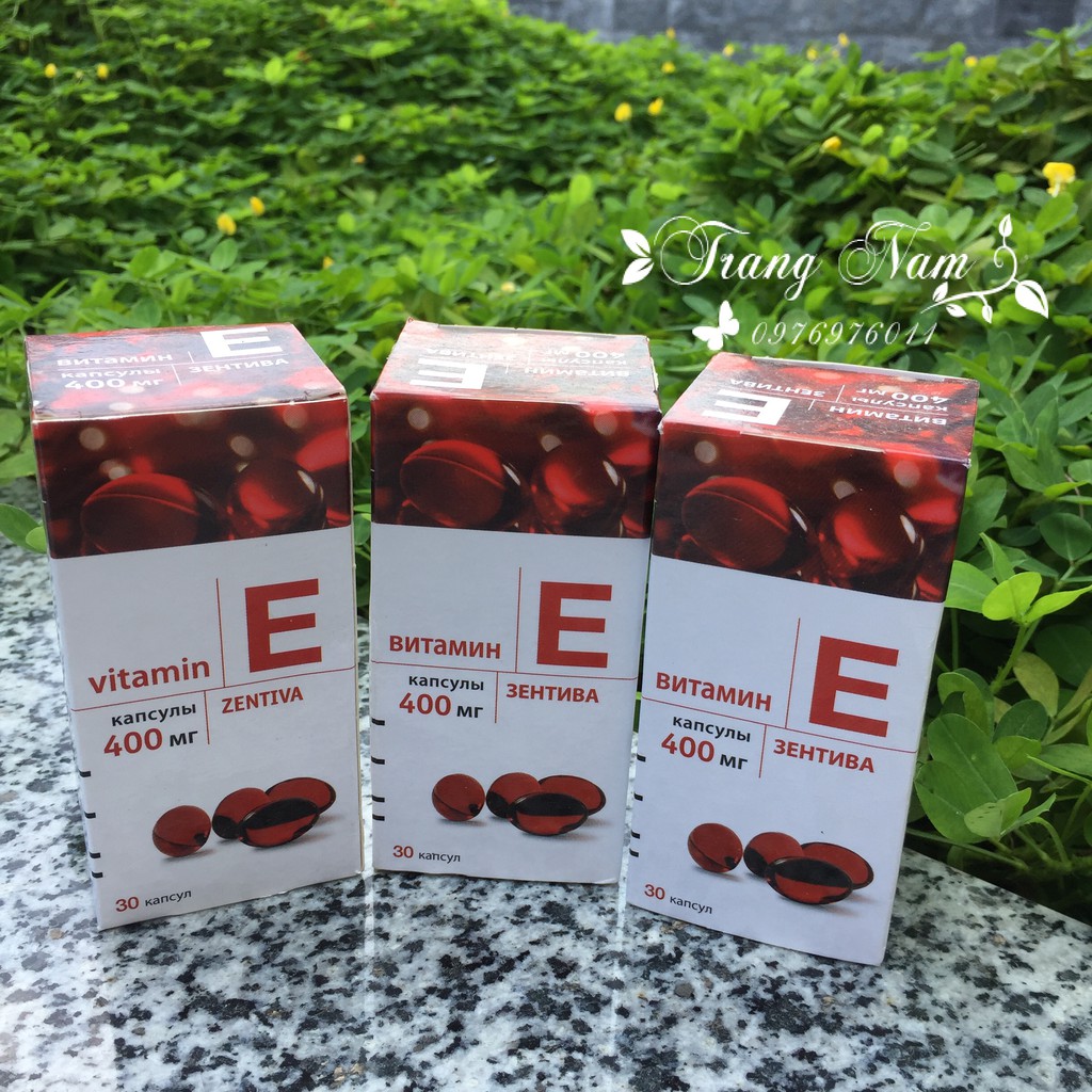 Vitamin E Zentiva đỏ 400 của Nga | BigBuy360 - bigbuy360.vn
