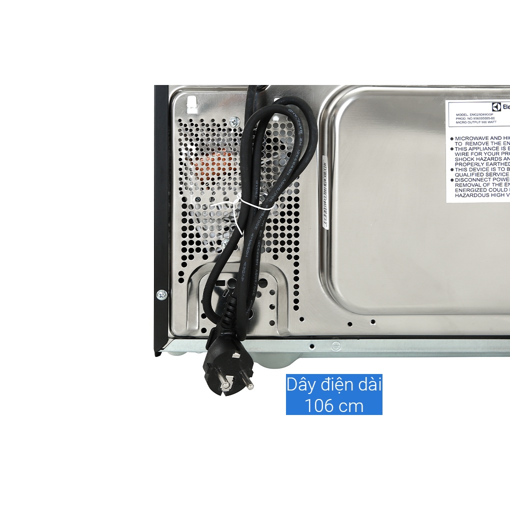 Lò vi sóng Electrolux 25L EMG25D89GGP có nướng