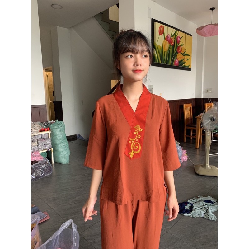 Áo Lam Đi Chùa # BÀ LAI CÀ VẠT VẢI SILK TUYẾT GIÁ RẺ VÔ ĐỊCH