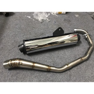 trọn bộ lon pô cbr mọc honda tiếng êm hoặc móc và cổ pô  2 khúc 304 wrs gắn mọi loại xe
