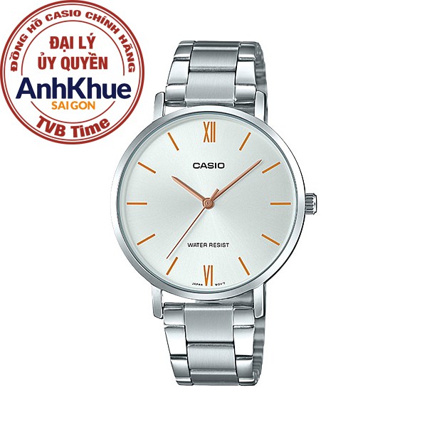 Đồng hồ nữ dây kim loại Casio chính hãng Anh Khuê LTP-VT01D-7BUDF (34mm)