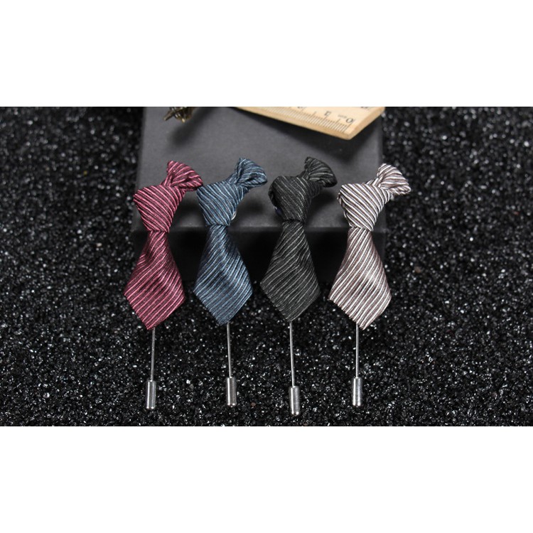 Ghim nơ cà vạt cài áo nam trang nhã GC81