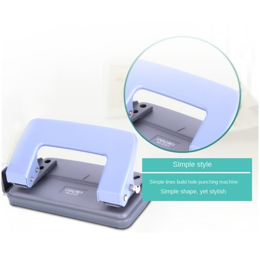 Deli Set 10Tờ Giấy A4 Đục Lỗ Hai Lỗ Dùng Trong Văn Phòng / Học Tập