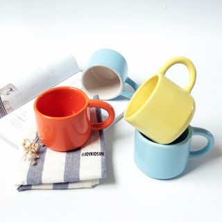 Ly gốm màu uống trà | Cốc cà phê gốm có quai - Pastel ceramic cup