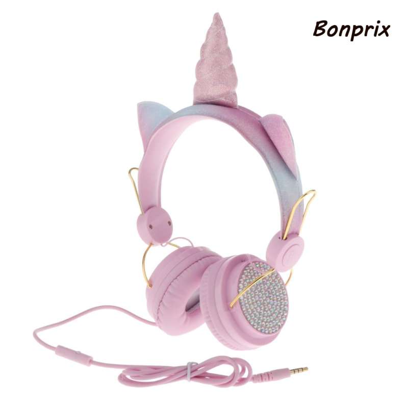 Tai nghe hình tai mèo/ngựa một sừng dễ thương cho bé gái