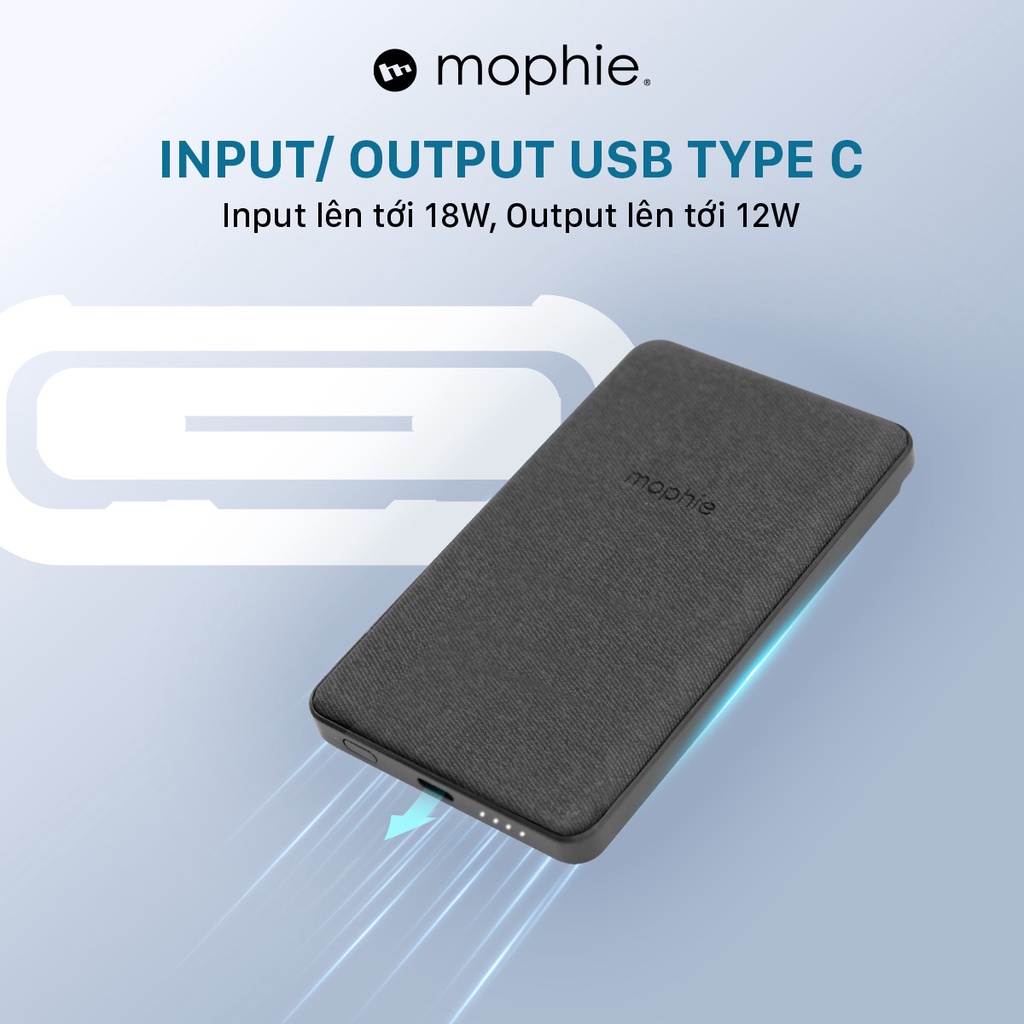 Pin sạc dự phòng không dây Mophie snap+ juice pack mini V2 5,000mAh