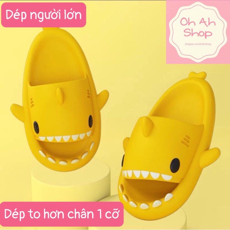 [Mã FAGREEN1505 giảm 10% tối đa 30k đơn từ 99k]  Dép Cá Mập Size Người Lớn Siêu Dễ Thương Mẫu Mới 2021 Đáng Yêu