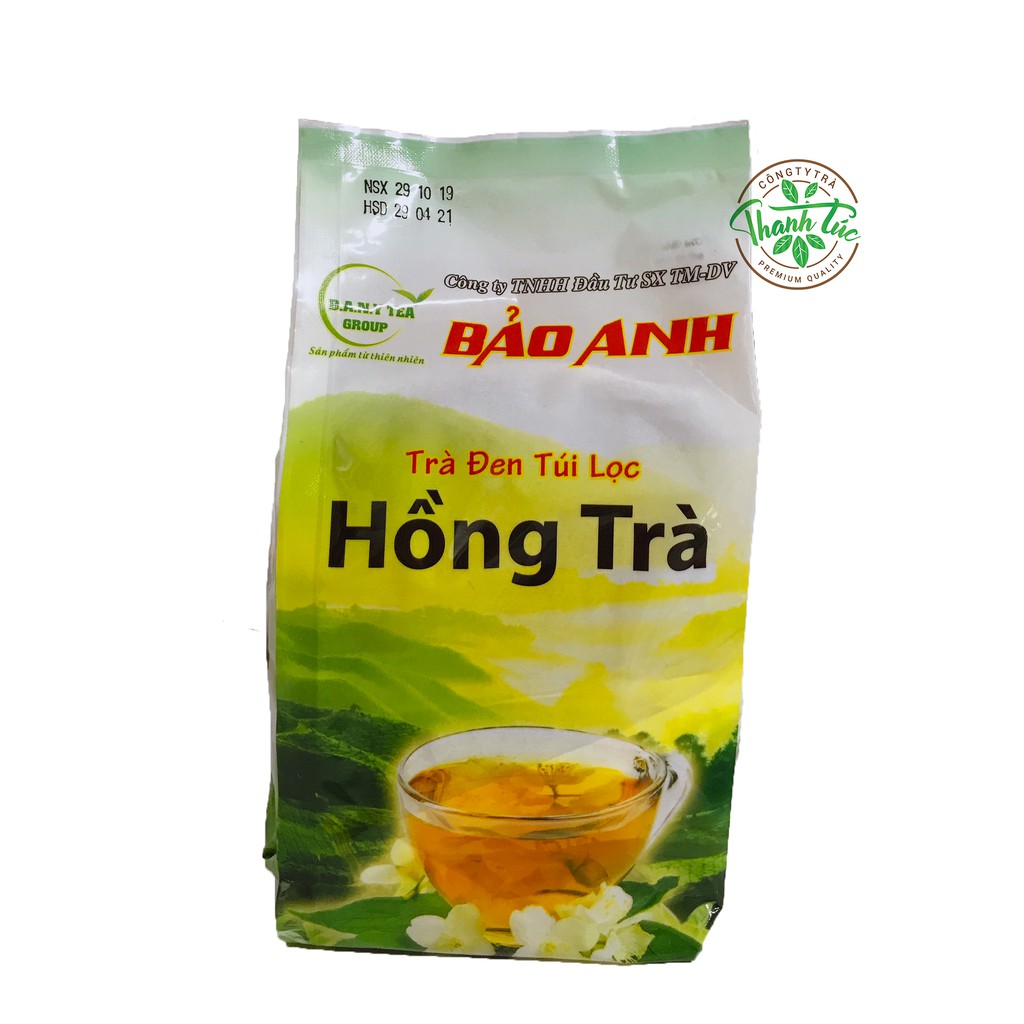 Hồng Trà Đen Pha Trà Sữa Túi Lọc Bảo Anh Gói 200gr