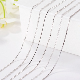 Dây chuyền nữ mạ bạc thiết kế đơn giản có thể gắn nhẫn hoặc các mặt dây chuyên khác theo sơ thích của mình