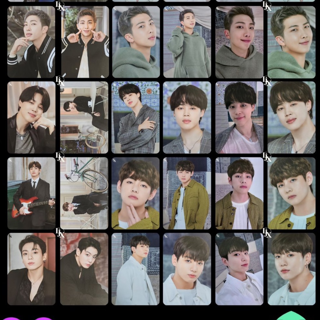 Thẻ ảnh MINI PHOTOCARD đợt PERMISSION TO DANCE ON STAGE - seoul /nhóm  BTS.