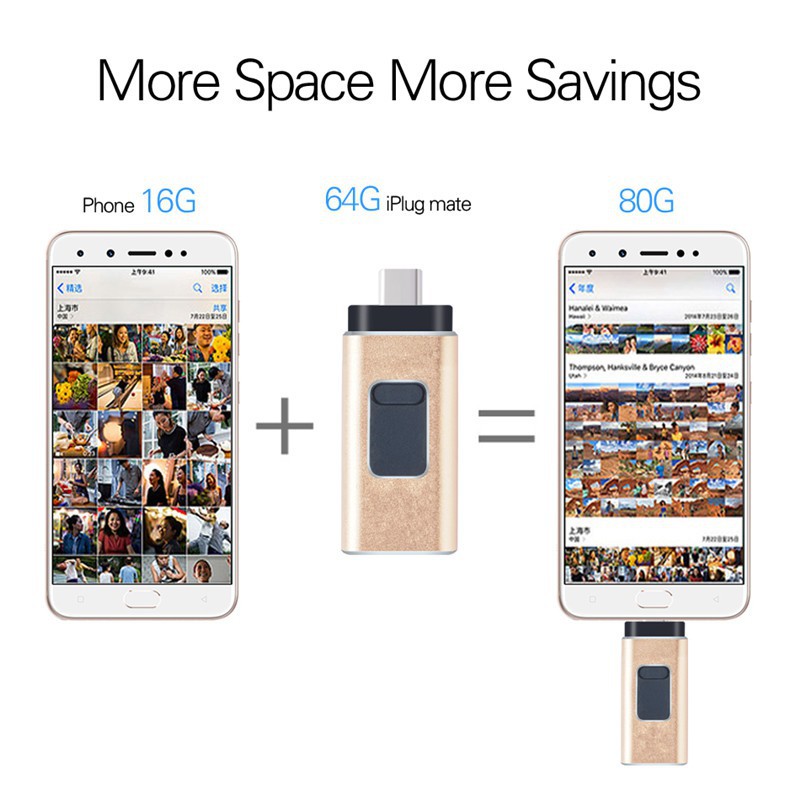 Cáp sạc USB OTG cho iPhone 6 , 7 8 Plus