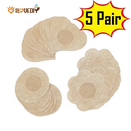 Bộ 5 Cặp Miếng Dán Nhũ Hoa Cho Bạn Nữ