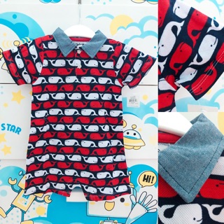 Body đùi polo cổ bẻ xuất dư cho bé trai