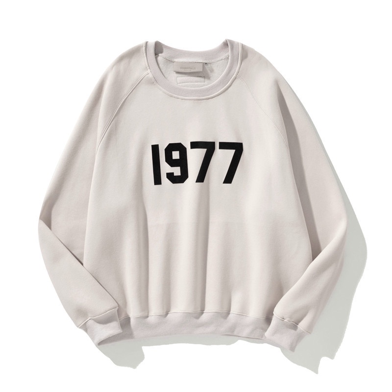 Áo Sweater Tay Dài Cổ Tròn In Họa Tiết Thời Trang Unisex 1977
