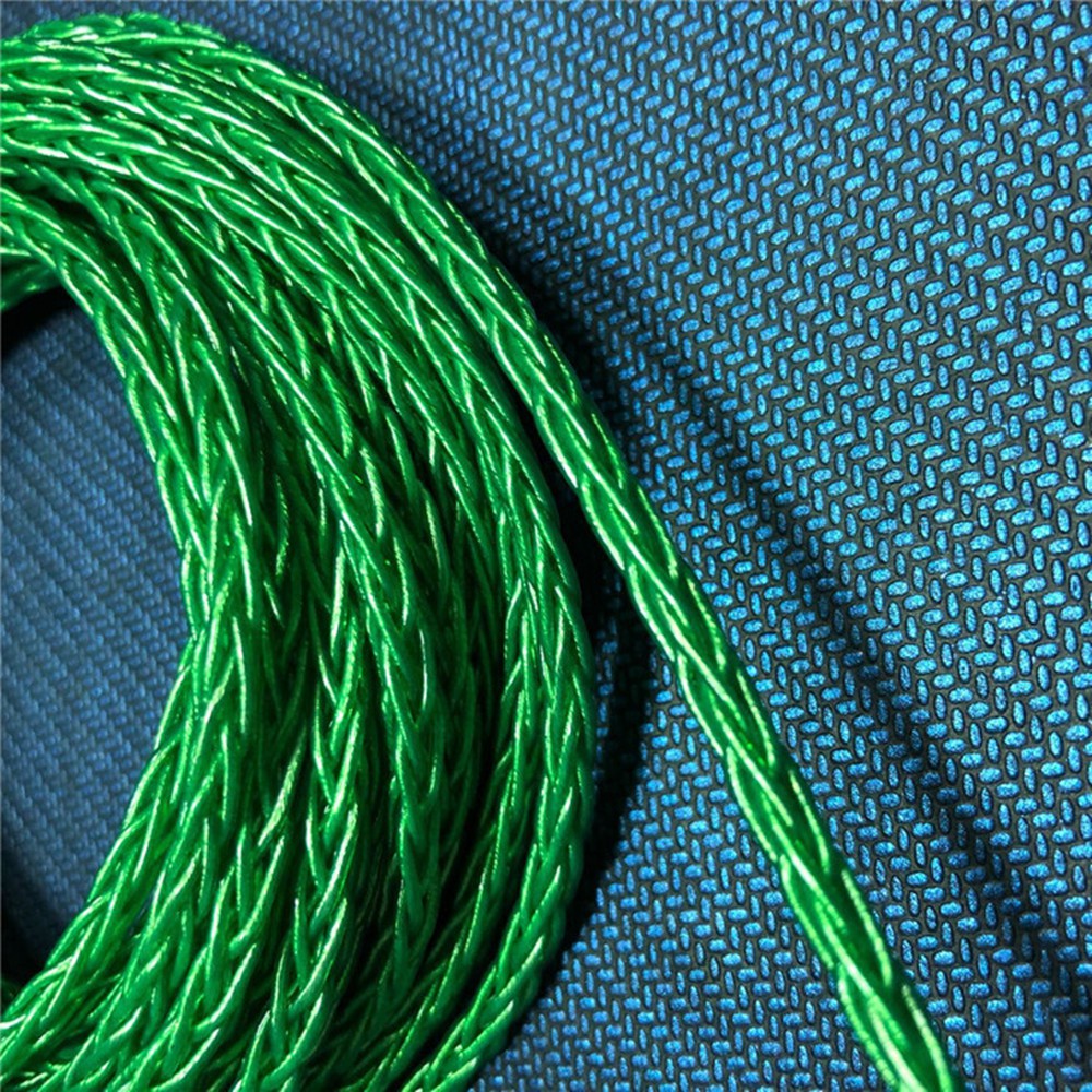 Dây dài 1m màu xanh lá cây 8 phần 152 lõi dùng để làm tai nghe thủ công