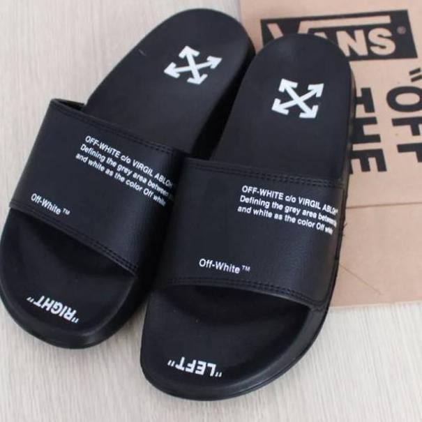 OFF-WHITE Dép Sandal Nam Màu Đen 5.5 Inch