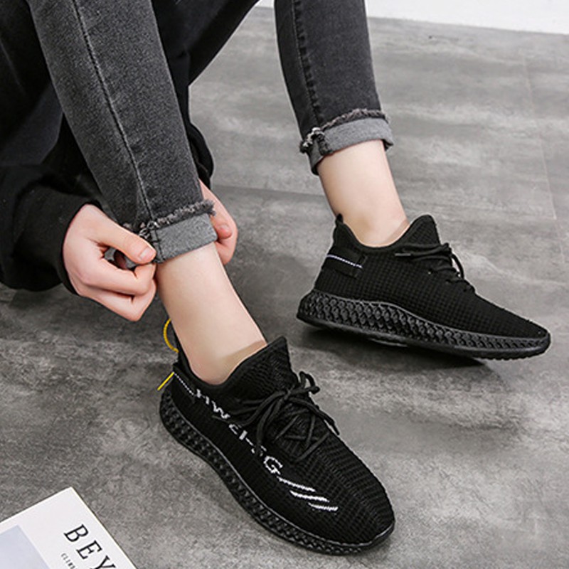 Giày Sneaker Nữ 5G Đế 3D Chất Liệu Vải Thoáng Mát Phong Cách Hàn Quốc