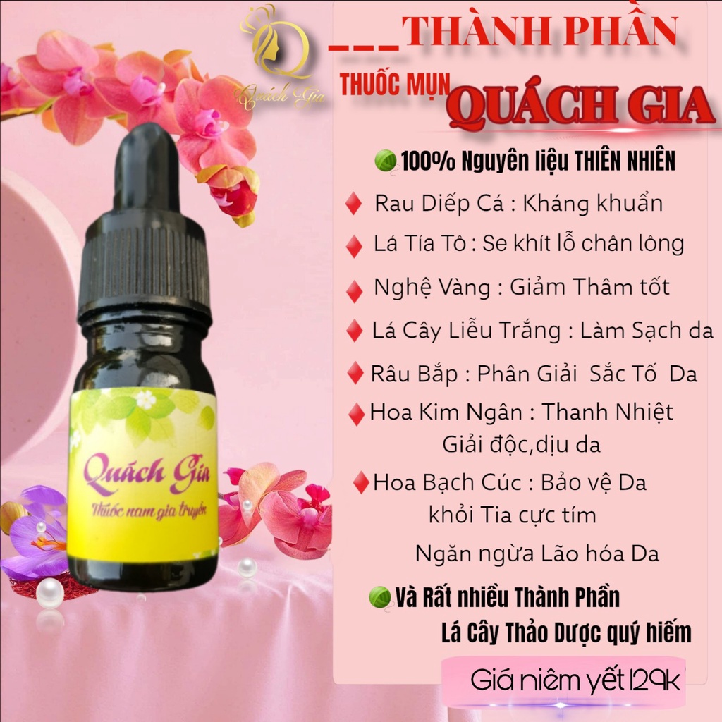 Quách Gia - Sạch mụn thâm và dưỡng da - Sản phẩm hiệu quả