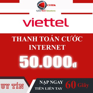 Thẻ Nạp Viettel 50K - Shop C3TEK