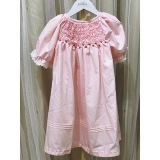 Đầm smock thêu tay