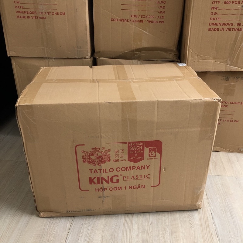 1 thùng (500 bộ) hộp nhựa đế đen HT17