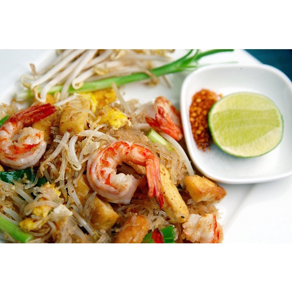 Sợi hủ tiếu xào padthai chuẩn Thái 500G เส้นผัดไท​ เส้นจันท์​