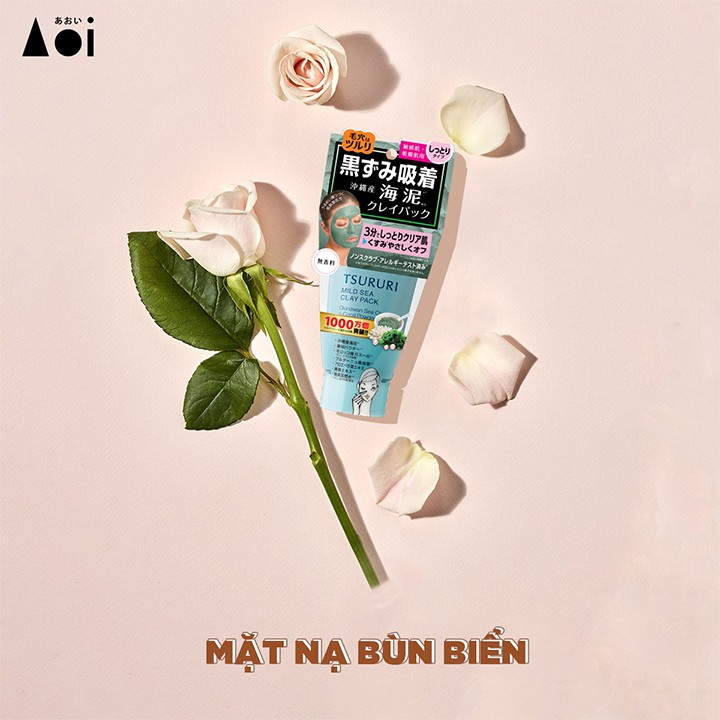 Mặt Nạ Bùn Biển Tsururi Mild Sea Clay Pack 150g
