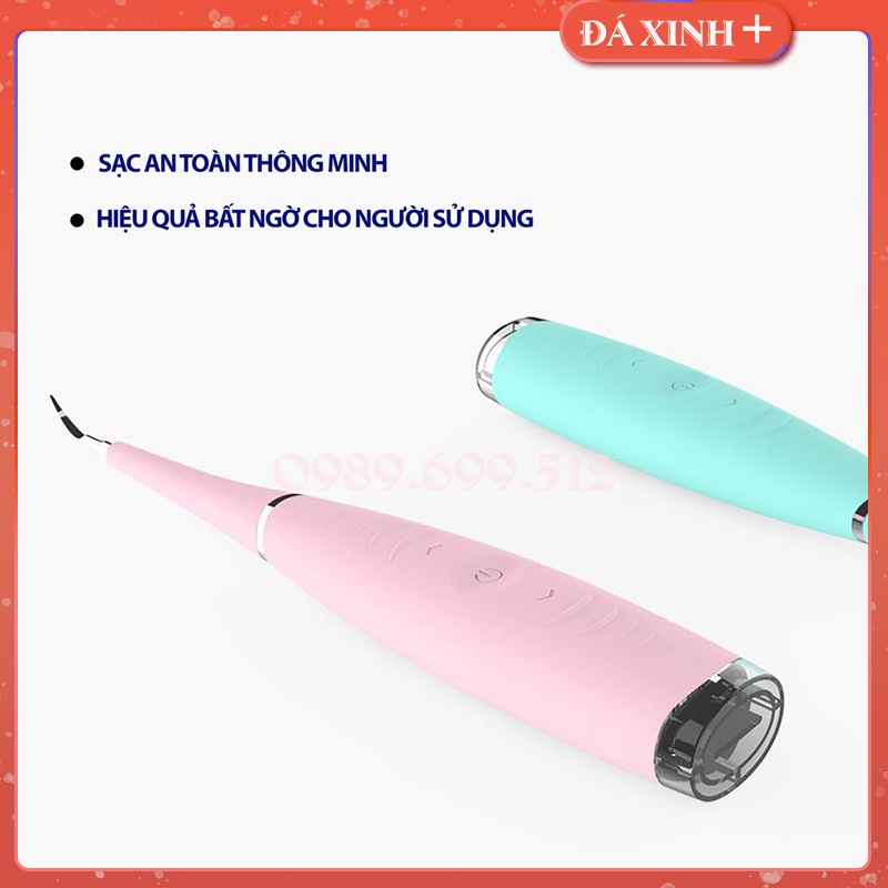 Máy Lấy Cao Răng Cầm Tay Mini - Vệ Sinh Răng - Kẽ Răng Siêu Tiện Dụng ( Tự Lấy Cao Răng Tại Nhà )
