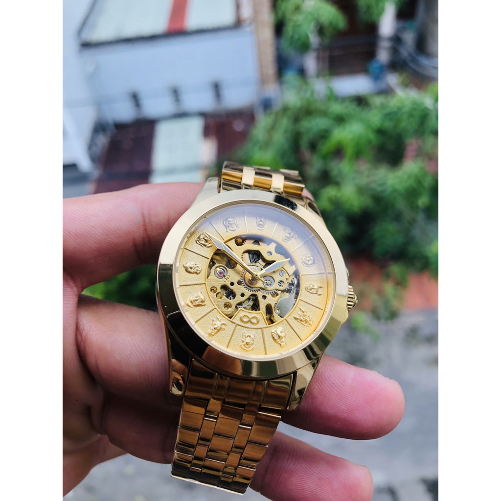 Đồng hồ cơ nam October cơ lộ máy độc đáo, thiết kế 12 mốc giờ là 12 con giáp độc đáo, sang trọng [ Đồng Hồ Cơ ] | BigBuy360 - bigbuy360.vn