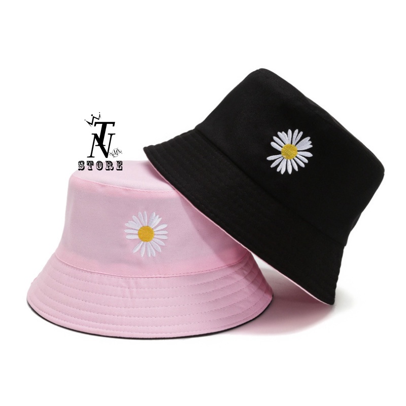 Nón bucket vành cụp GENZ trơn nhiều màu phong cách Ulzzang Unisex