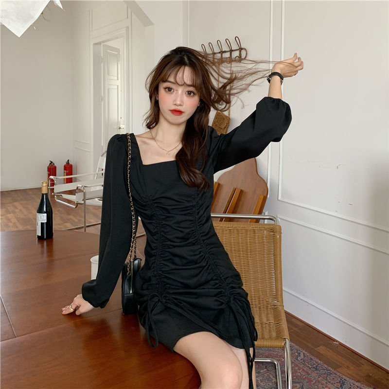Đầm ôm Dáng Chữ A Tay Phồng Dài Thời Trang Quyến Rũ Dành Cho Nữ | BigBuy360 - bigbuy360.vn