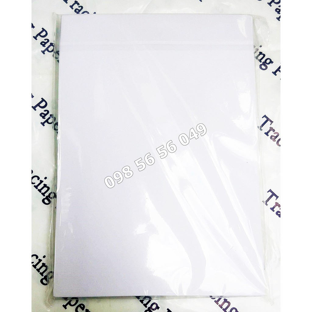 Giấy Bìa Màu Trắng A4 - 180gsm [ Xấp 100 tờ ]