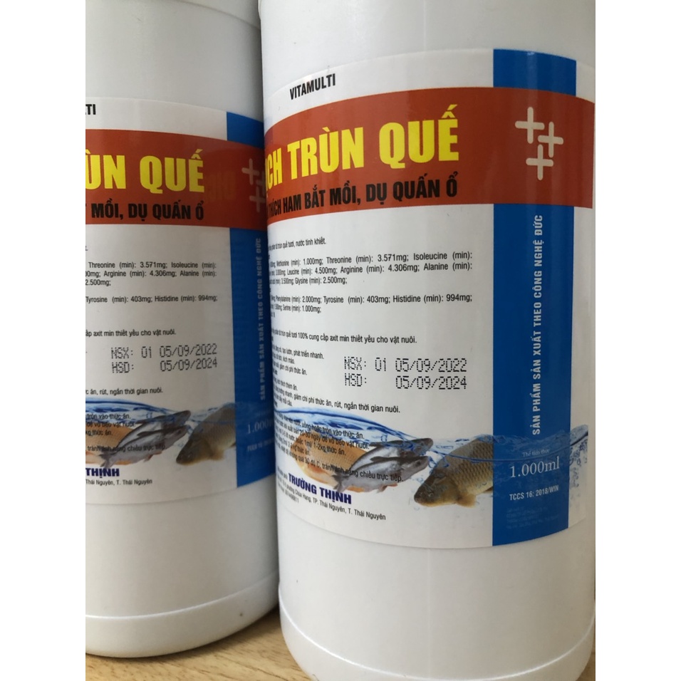 Dịch trùn quế nguyên chất 1lít. siêu cuốn ổ, siêu dẫn dụ làm mồi câu hiệu quả