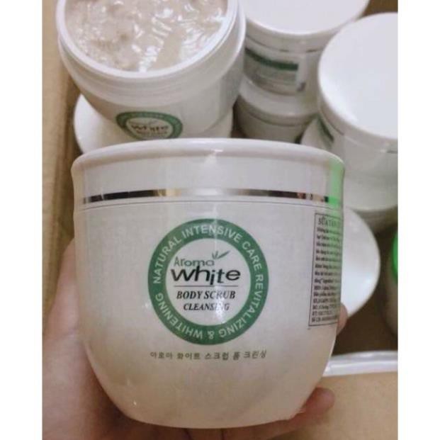 Sữa Tắm Cát Trắng, Tẩy Da Chết Body AROMA WHITE SCRUB FOAM9