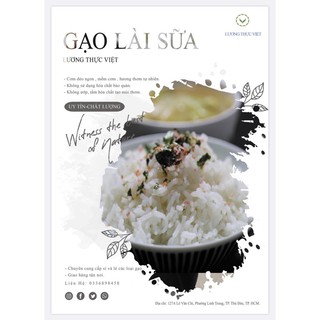 Gạo Lài Sữa (16.500/kg) Gạo Thơm Cao Cấp, Miền Tây, Việt Nam