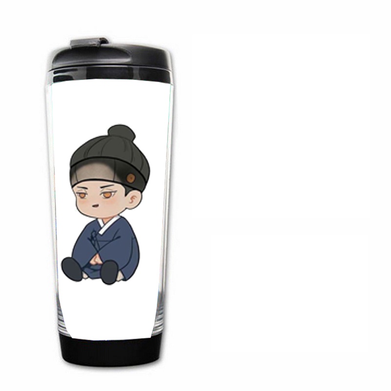 Bình nhựa đựng nước in hình Dạ ký boylove anime chibi xinh xắn