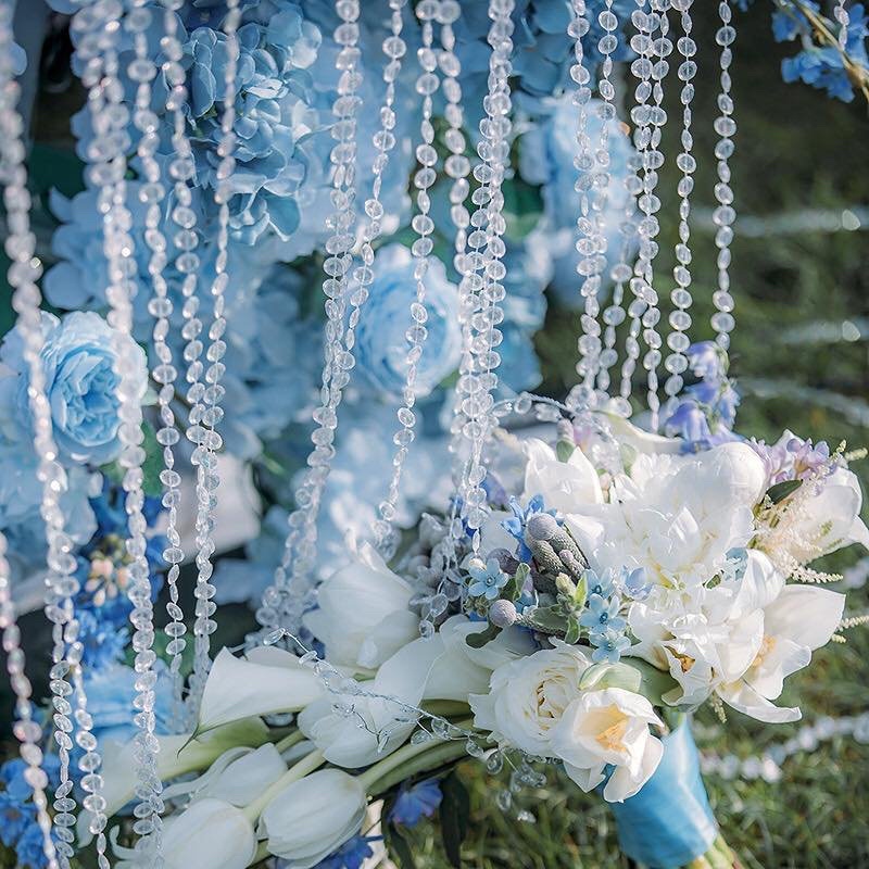 ❄️ Dây Hạt Nhựa Ánh Xà Cừ 1KG Trang Trí Sự Kiện, Decor Tiệc, Nhà Hàng, Khách Sạn.. ❄️