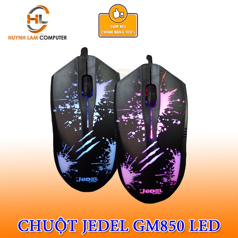 Chuột có dây JEDEL GM850 7 màu led chính hãng