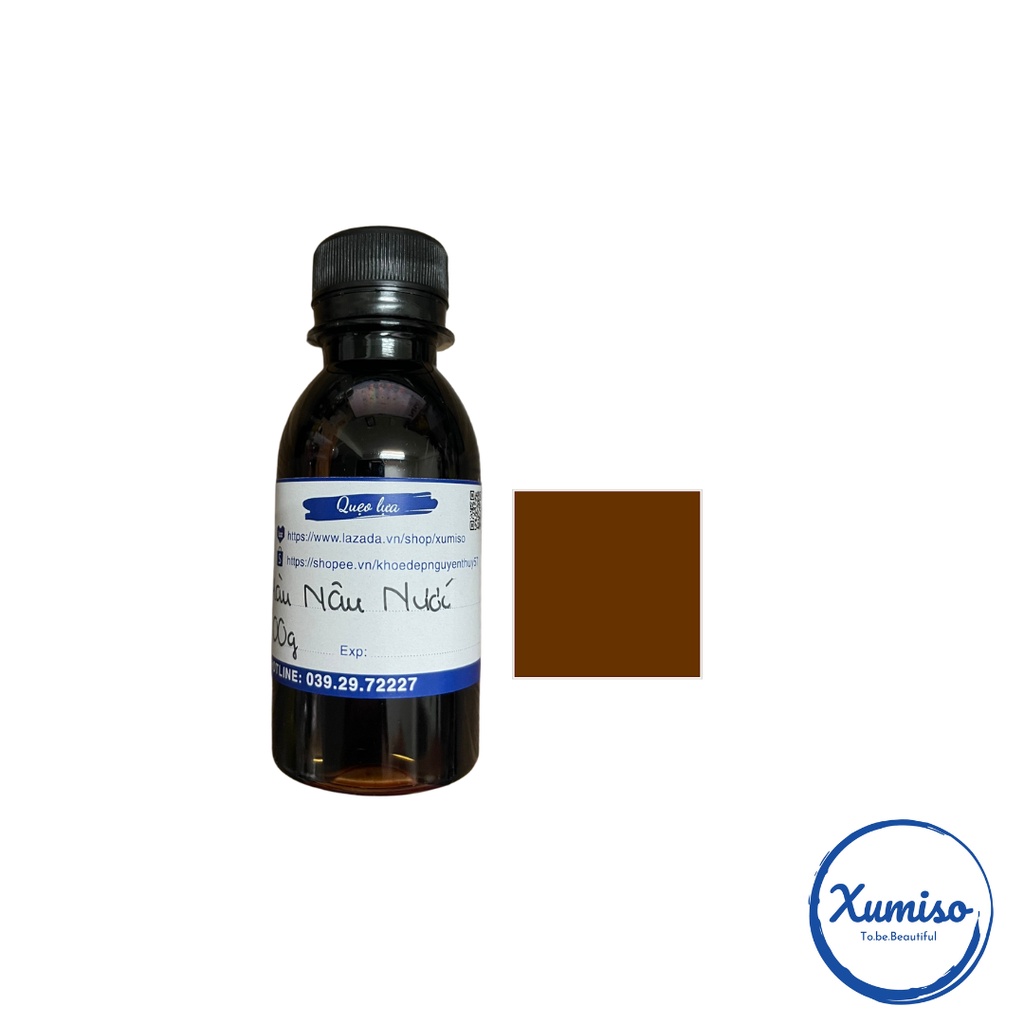 Màu Nâu Nước - màu nước mỹ phẩm - nguyên liệu mỹ phẩm - Xumiso - 100G
