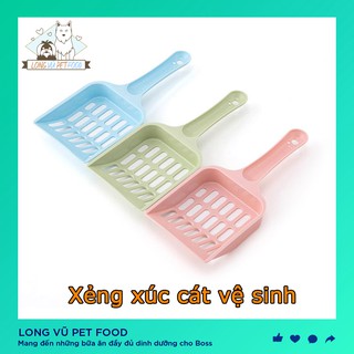 Xẻng hót phân cho chó mèo - Xẻng xúc cát mèo - Long Vũ Pet Food