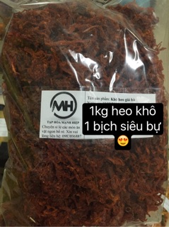 1Kg thịt bò khô sợi thơm ngon (Khô heo giả bò)