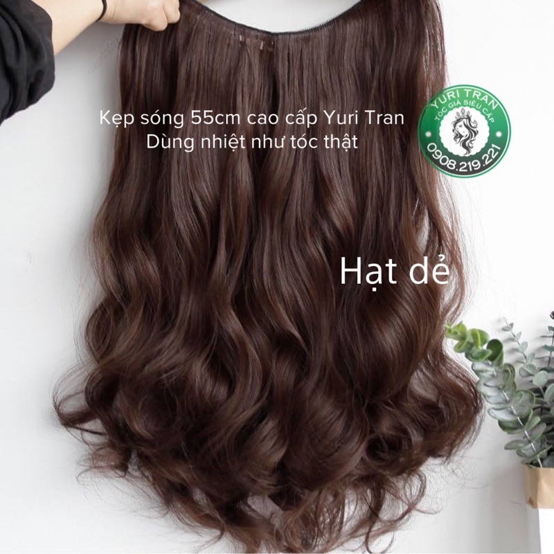 TÓC KẸP PHÍM NỬA ĐẦU CAO CẤP YURI TRAN - LOẠI ĐẸP DÙNG NHIỆT TẠO KIỂU NHƯ TÓC THẬT, GỘI KHÔNG MẤT NẾP