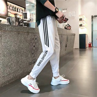 <FREE SHIP> Quần jogger vải thun nỉ co giãn dày dặn