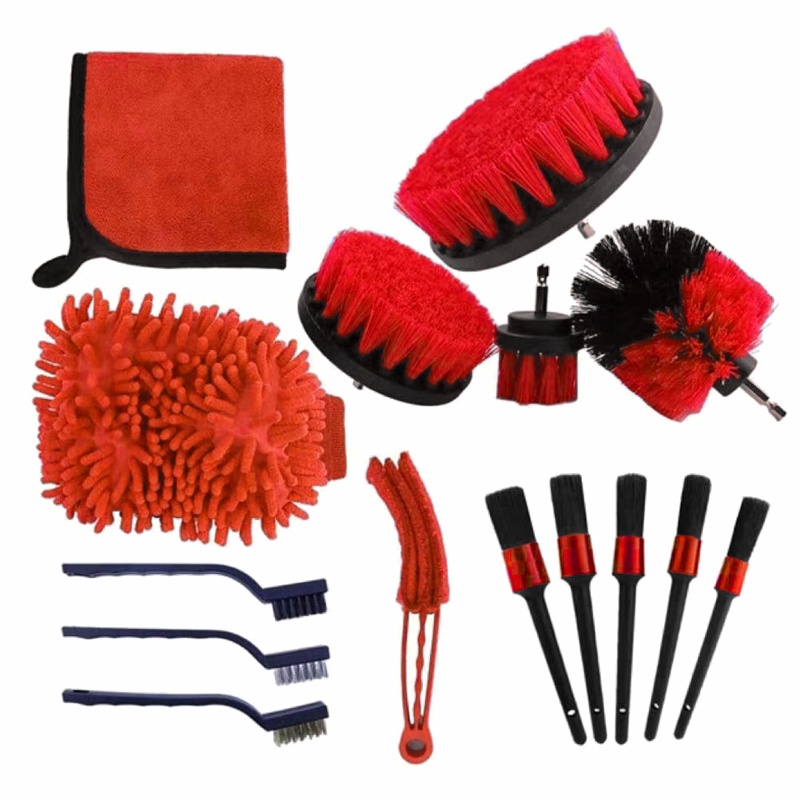 Bộ Cọ Vẽ Chi Tiết Trang Trí Nội Thất Xe Hơi Với Tay Cầm Nhựa Tiện Dụng